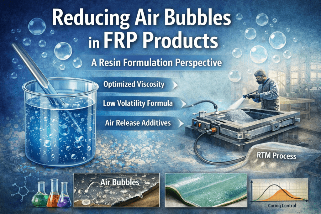 How to Reduce Air Bubbles in FRP Products:A Resin Formulation Perspective 1 How to Reduce Air Bubbles in FRP Products