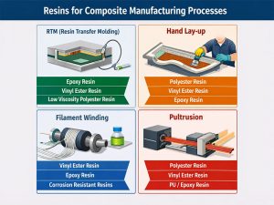 Home 6 Resin Selection Guide for RTM Hand Lay up Filament Winding and Pultrusion